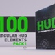 HUD Pack V1 - 100 Circular HUD Elements - VideoHive Item for Sale