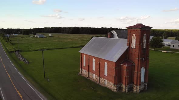  Old Church Building In Farmlands