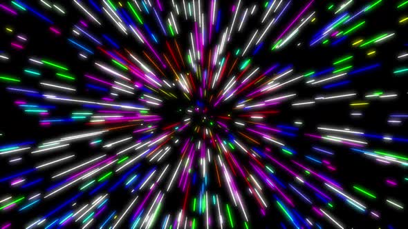 Colorful Highspeed Space Travel V1 by Under21-studio | VideoHive