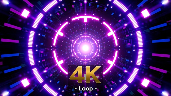 Flickering Neon Cyber Passage alt