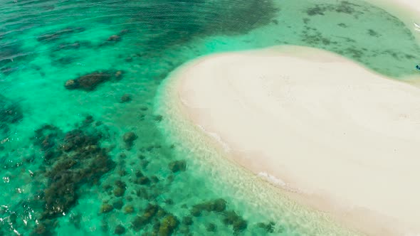 Tropical Landscape with Blue Sea and Lagoon alt