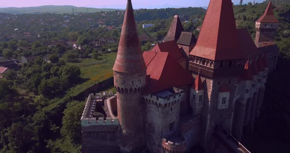Corvin Castle In Transylvania, Romania alt