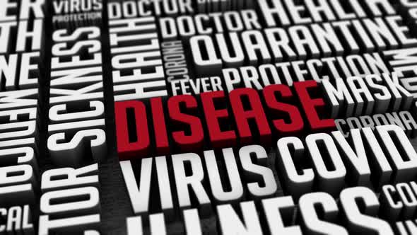 Disease Word Cloud Concept alt
