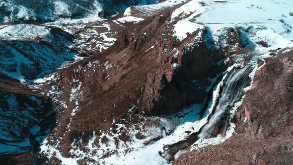 Winter Waterfall Water alt