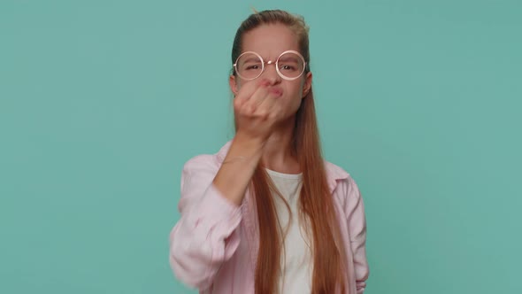 Aggressive Angry Girl Trying to Fight at Camera Shaking Fist Boxing with Expression Punishment alt