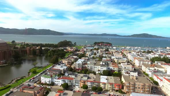 Presidio of San Francisco. Aerial View. alt