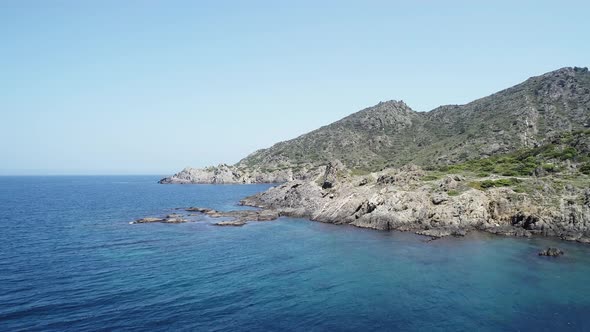 Beautiful Coast in Cape Creus Port De La Selva Catalonia Spain
