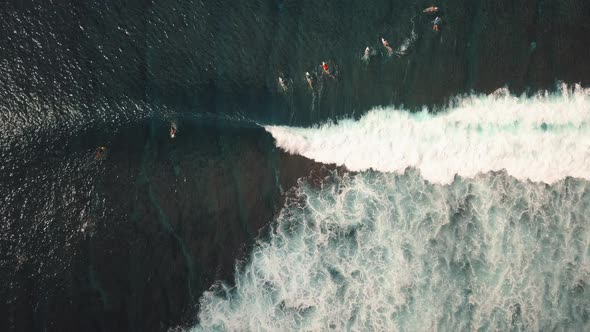 Catching the wave from above