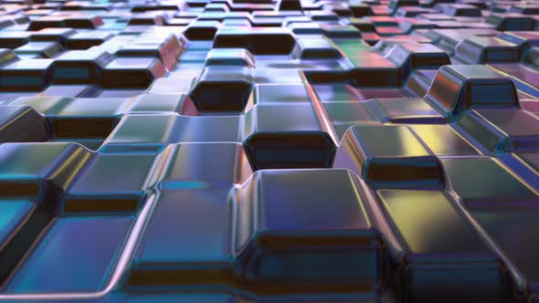 Abstract Background with Smelting of Ingots and Precious Gold and Platinum alt