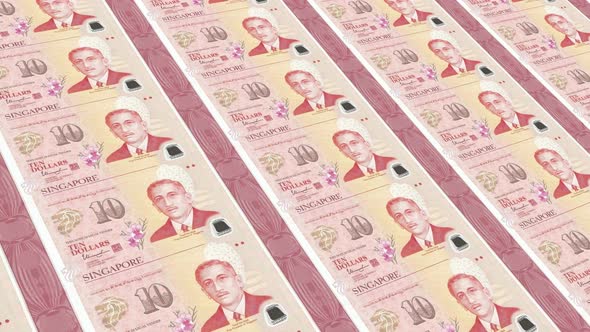 Singapore  Money 10 Singapore Dollar 4K alt