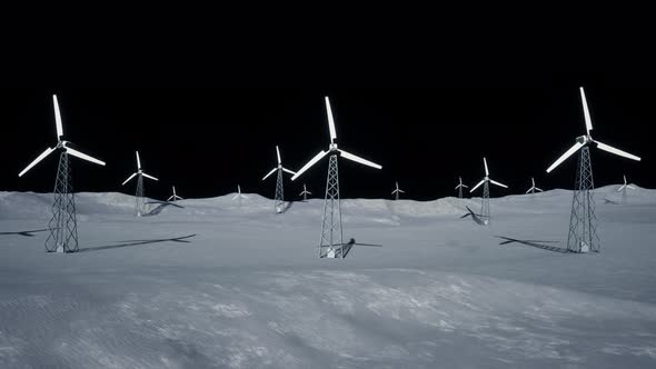Wind Turbines On The Moon