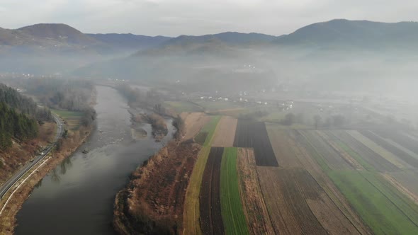 Rural Drone Footage - Bosnia