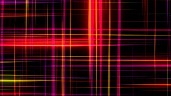 Abstract Glowing Grid lines
