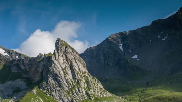 Great St Bernard Pass alps switzerland mountains snow peaks ski timelapse alt