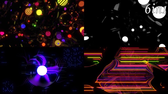 Neon Pulse - VJ Loop Pack (6n1) alt