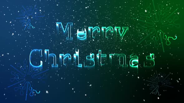 Illustration of christmas greeting with merry christmas message alt