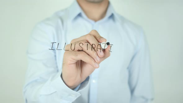 Illustration, Writing On Screen alt