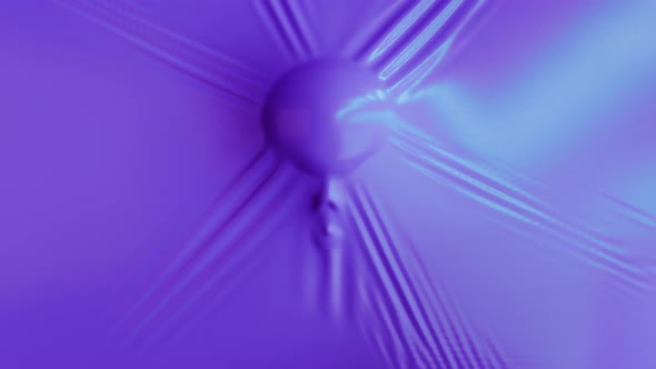 The Silhouette of a Human Skull Stretches Purple Latex. Horror Concept. 3d Render alt