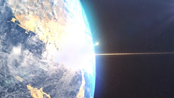 Asteroid Meteor Impact Earth Atmosphere alt