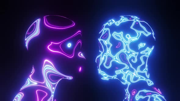 AI Neon Duo, Motion Graphics | VideoHive