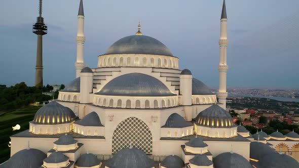Camlıca Mosque at Sunrise