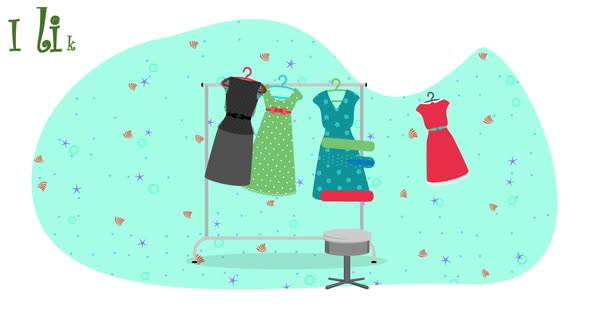Clothers Shopping Animation 01