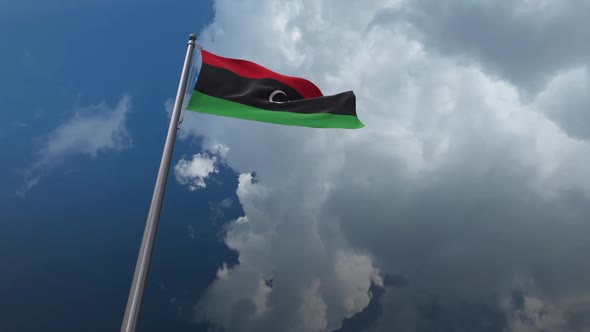 Libya Flag Waving 2K alt