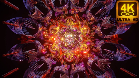 Love Looping 4k Mandala 3d With Hypnotizing Pattern On Repeat For Background Music Celebration LSD alt
