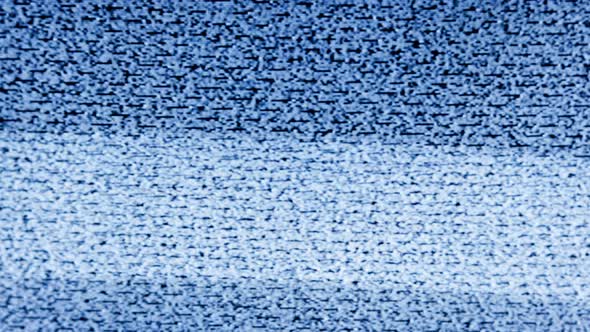 Distorted White Noise Interference on a Small Portable Analog TV with a Cathode Ray Tube