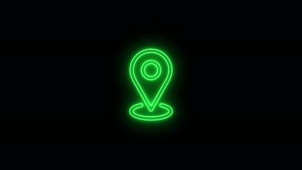 Locate pin. Location pin icon. Symbol reveal. alt