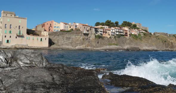Collioure,Pyrenees Orientales department, Occitanie, France alt
