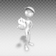 Cartoon 3D Man - Show Dollar Symbol - VideoHive Item for Sale
