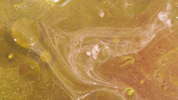 Fantastic Structure of Colorful Bubbles. Chaotic Motion. Abstract Background alt