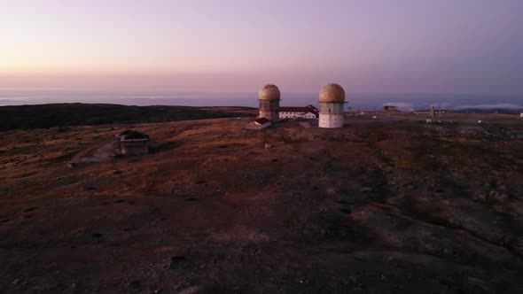 Serra da Estrela Portugal. Torre peak. Aerial View. alt