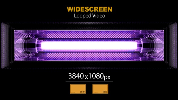 Widescreen Incandescent Neon Light Bulb 02