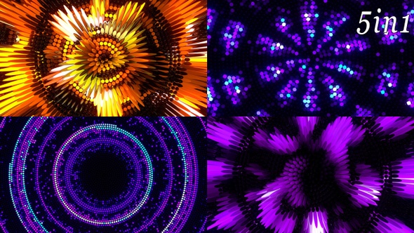 Led Pulse - VJ Loop Pack (5in1) alt