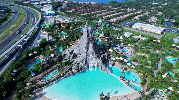 Downtown Orlando Florida United States. Tourism landmark of city. alt