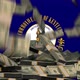 US Dollars Falling in front of Kentucky State Flag - VideoHive Item for Sale