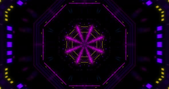 Seamless loop of abstract futuristic technological background alt