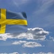 Sweden Flag on a Pole - VideoHive Item for Sale
