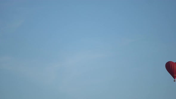 Hot Air Balloon in the Sky. alt