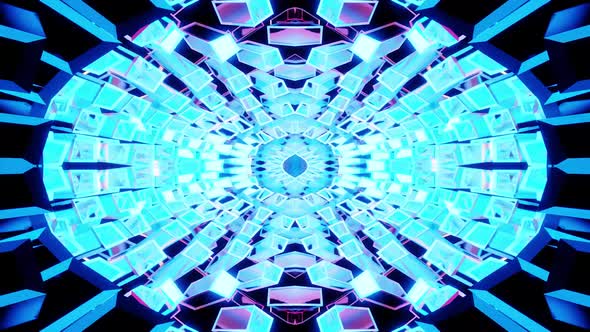 Spaceship Travel Colorful Tunnel Vj Loop HD alt