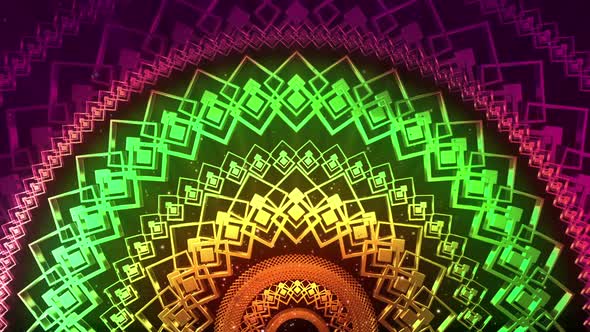 Mandal 4K Abstract VJ Motion Background ||  Free VJ Loops -Trippy Psychedelic Visuals alt