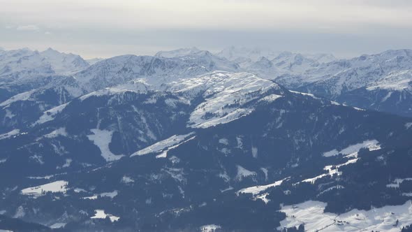 Panoramic view of mountains alt
