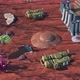 Fake Sci-Fi RPG loop video game gameplay. Battle with spaceships and robots render 3d - VideoHive Item for Sale