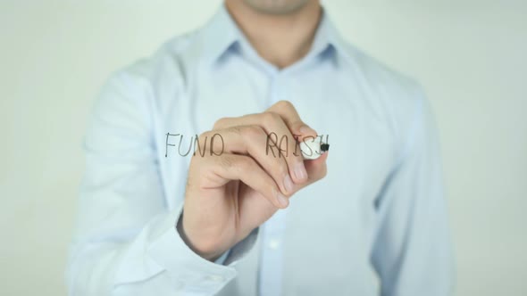 Fund Raising, Writing On Screen alt