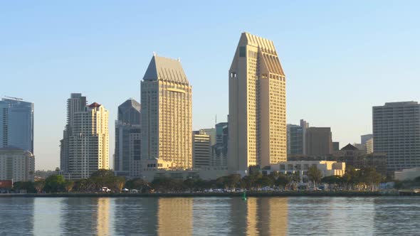 City of San Diego at Dawn Panorama