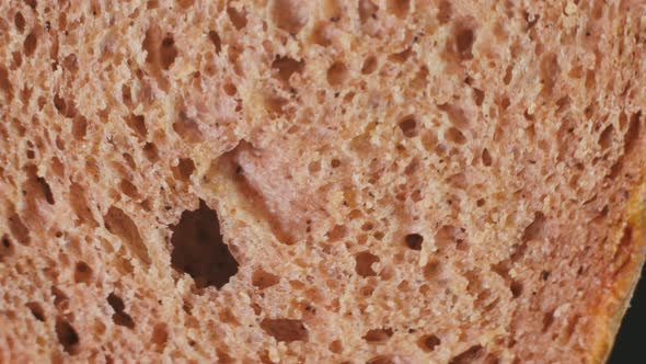 Fresh Organic Bread Pulp Texture in Closeup alt