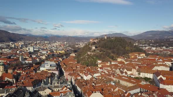 CItyscape of Graz, Austria alt