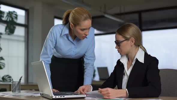 Boss Shouting at Frustrated Employee, Bullying and Emotional Abuse at Work alt